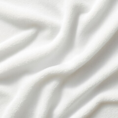 Fototapeta premium white cotton fabric towel texture background