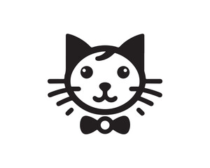 black cat and dog icon