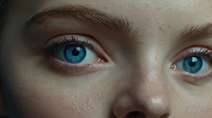 Fototapeta premium close up of a female eye