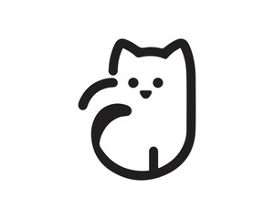 cat with a smile