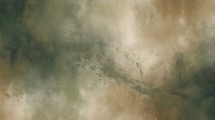 Obraz premium Aged paper backdrop with grunge texture, reminiscent of a stormy sky with dark clouds and swirling mist
