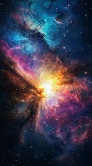 Stunning Supernova Explosion: A Colorful Display of Expanding Gases in Space