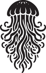 Fototapeta premium illustration of a jellyfish