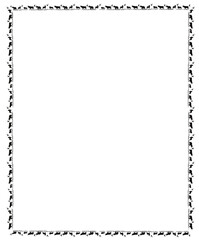 Frame. Animal silhouette 