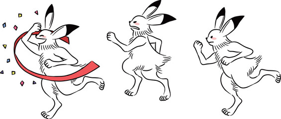 鳥獣戯画　競争