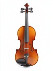 Obraz premium Violin with Shiny Varnish and Golden Bridge