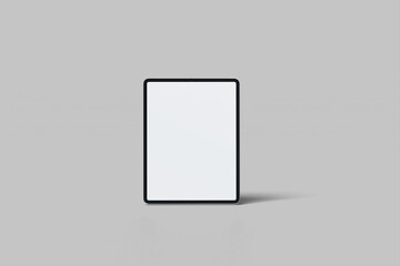 Black tablet computer mockup