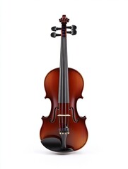 Fototapeta premium Classical violin isolated on white background