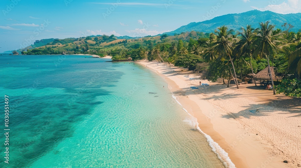 Canvas Prints Tropical Beach Paradise