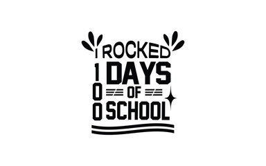 Back to School Typography T-Shirt Design vector graphic template,
100 Days Of School Typography T-Shirt Design vector graphic template,
