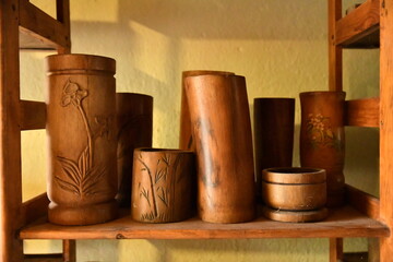 pots en bois