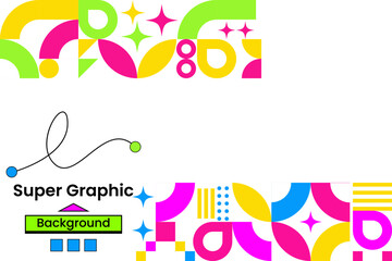 landing page vector geometric background abstract fullcolor