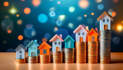 property investments scene, diverse real estate properties-generative AI