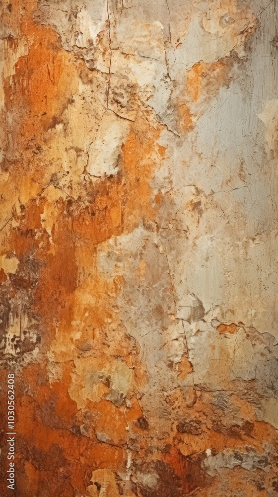 Canvas Prints Rust plaster rough paint.