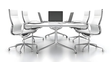 Modern Conference Room with Sleek Furniture