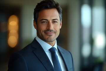 Successful Entrepreneur Headshot  Warm Smile, Professional  Look