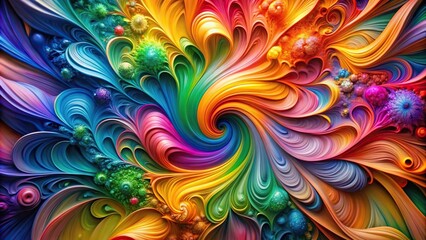 High octane exploration of color and light in an abstract realm