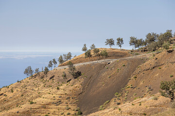 Mountains in Volcano Island Of Cabo Verde, Fogo Island