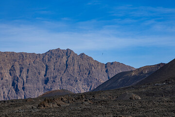 Mountains in Volcano Island Of Cabo Verde, Fogo Island