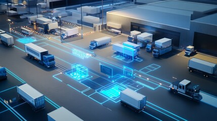 AR Visualization of Smart Logistics Operations