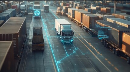AR Visualization of Smart Logistics Operations