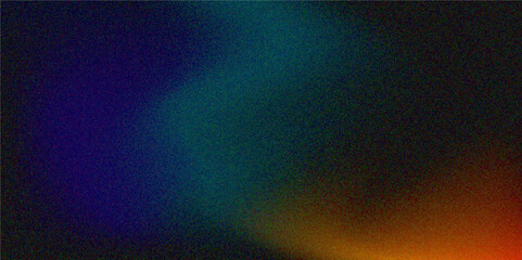 black green blue and orange wave white noisy, grainy texture and a blurred background. Digital grainy gradient with a colorful soft noise effect. Abstract grainy gradient texture background. 