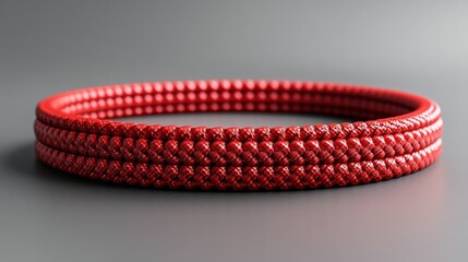 Custom printed fitness resistance loop on an isolated background