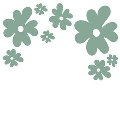 background with flowers Frame