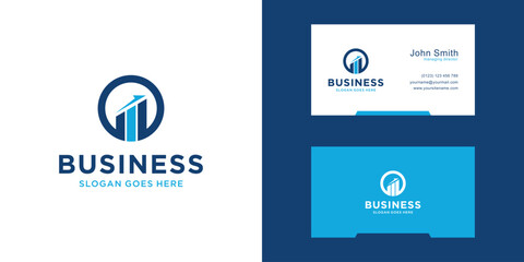 Business Investment Vector Logo Design Inspiration.