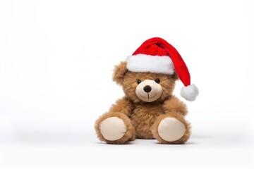 Santa plush bear toy.