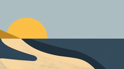 Pension Planning Concept, Calming Background Generative AI