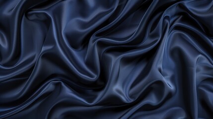 Obraz premium Abstract Blue Satin Fabric Background