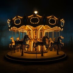 Carousel at Night