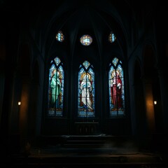 stained glass window
