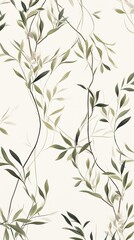 Fototapeta premium Chinese art wallpaper pattern backgrounds plant.