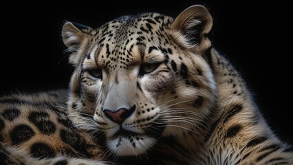 Fototapeta premium Mysterious Snow Leopard