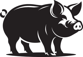 Pig Silhouette isolated on white background Minimalist pig vector shape icon

pig silhouette, silhouette, pig, pig illustrator, pig head, wildlife, animal, front facing, african, walking, wild, wild a