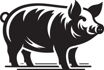 Pig Silhouette isolated on white background Minimalist pig vector shape icon

pig silhouette, silhouette, pig, pig illustrator, pig head, wildlife, animal, front facing, african, walking, wild, wild a