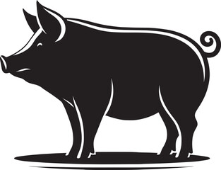 Pig Silhouette isolated on white background Minimalist pig vector shape icon

pig silhouette, silhouette, pig, pig illustrator, pig head, wildlife, animal, front facing, african, walking, wild, wild a
