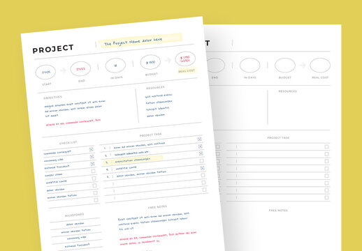 Professional Project Planner
