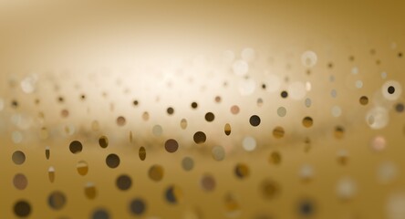 Golden Avalanche: A breathtaking torrent of golden glitter descends, evoking a sense of opulence and extravagance.