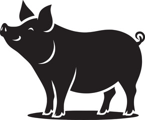 Pig Silhouette isolated on white background Minimalist pig vector shape icon

pig silhouette, silhouette, pig, pig illustrator, pig head, wildlife, animal, front facing, african, walking, wild, wild a