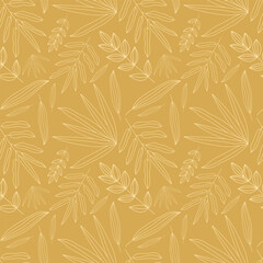 Tropical leaves pattern for your design.
