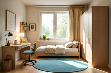 Fototapeta premium eco-style children's room interior