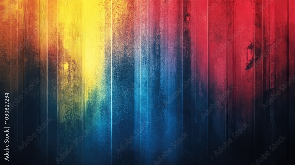 Aufkleber transform your project with a striking grainy gradient background that seamlessly blends blue red an