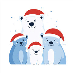 Fototapeta premium Christmas bear