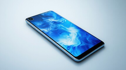 mobile phone isolated on white