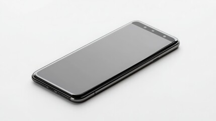 mobile phone isolated on white