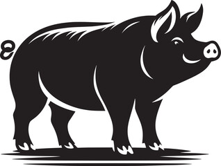 Pig Silhouette isolated on white background Minimalist pig vector shape icon

pig silhouette, silhouette, pig, pig illustrator, pig head, wildlife, animal, front facing, african, walking, wild, wild a