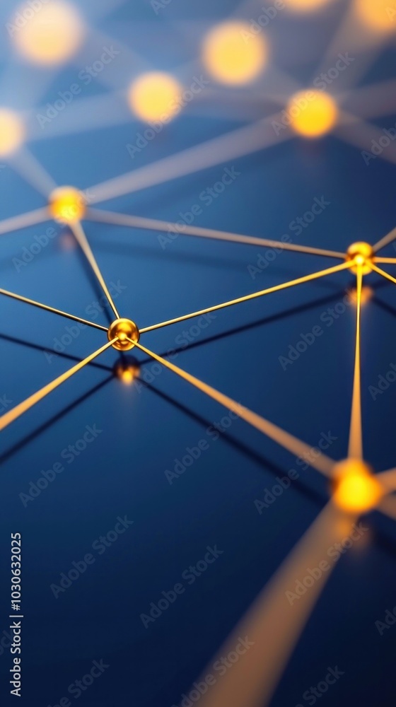 Poster a cutting-edge, top-down view of a virtual network secured by advanced ai defenses against data brea